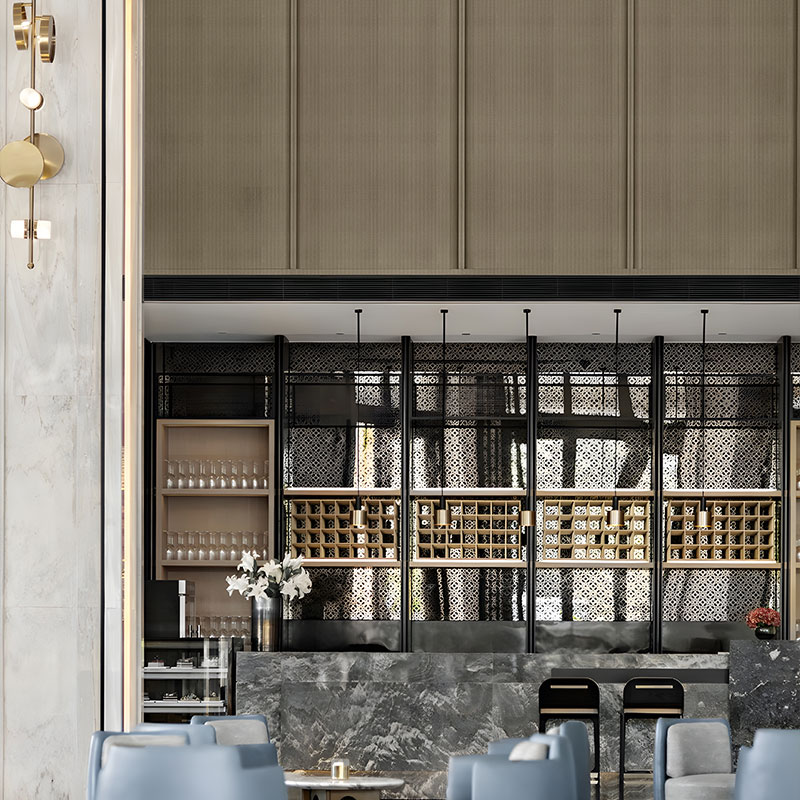 ZQ45 fém textúra panel - könnyű luxus