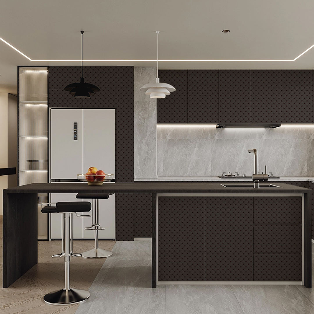 ZS34 szőtt textúrájú panel - természetes